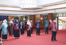 Ditengah pandemi, peringatan HUT Kabupaten Banjar ke 71 dilaksanakan sederhana