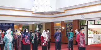 Ditengah pandemi, peringatan HUT Kabupaten Banjar ke 71 dilaksanakan sederhana