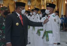 40 anggota Paskibra Kalsel dikukuhkan Dr Safrizal ZA,MSi