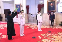 Usai dilantik, H.Sahbirin Noor dan H. Muhidin, langsung bekerja pulihkan kondisi ekonomi