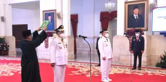 Usai dilantik, H.Sahbirin Noor dan H. Muhidin, langsung bekerja pulihkan kondisi ekonomi