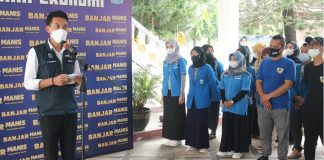 KNPI Banjar salurkan bantuan sembako untuk korban banjir di Katingan