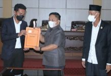 DPRD Kabupaten setujui raperda Perubahan APBD 2021 menjadi Perda