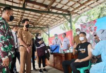 HIPMI dan Kodim 1006 Martapura gelar vaksinasi covid 19 gratis kepada masyarakat