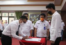 Saidi Mansyur lantik 48 pejabat pengawas dan administrator di lingkup Pemkab Banjar