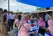 Vaksinasi covid 19 di Banjarmasin, Disdagin sasar 8 pasar tradisional