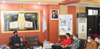 Temui Saidi Mansyur, Dinkes Kalsel bahas capaian vaksinasi covid 19