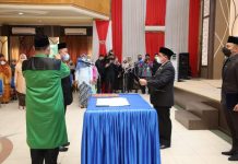 Usai melantik Setda definitif, walikota sebut normalisasi sungai dan penanganan covid 19 belum tuntas