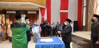 Usai melantik Setda definitif, walikota sebut normalisasi sungai dan penanganan covid 19 belum tuntas