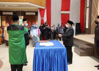 Usai melantik Setda definitif, walikota sebut normalisasi sungai dan penanganan covid 19 belum tuntas