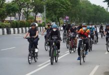 Bersama 7 kota lainnya di Indonesia, Banjarmasin terima penghargaan sebagai kota ramah sepeda