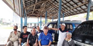 Sepi penumpang, angkutan Terminal Handil Bakti seperti ” mati suri”