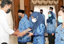 252 PNS di lingkup Pemkab Banjar diambil sumpah janjinya