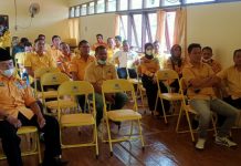 Pelantikan Pengurusan Pleno DPD Golkar Batola, akan disertai kegiatan vaksinasi