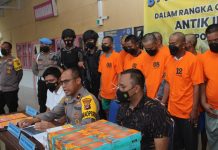 Selama Operasi Antik Intan 2022, Polres Banjar amankan sejumlah barang bukti