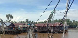 Air pasang laut tinggi, punya kontribusi kerusakan jembatan gantung Desa Tanipah