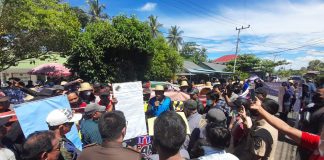 Tuntut haknya sebagai petani plasma sawit, gelar aksi demo di kantor DPRD Batola