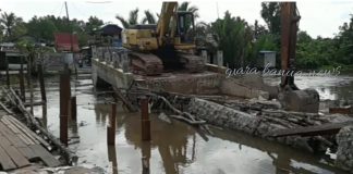 Proyek jembatan Mekarsari, diduga Konsultan Pengawas jarang berada di lokasi proyek?