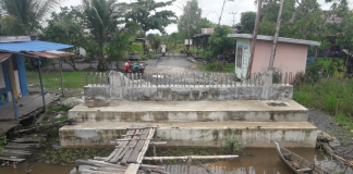 Warga pertanyakan kelanjutan pengerjaan proyek Jembatan Handil Baru