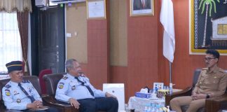 Bahas perkembangan anak, Kepala LPKA Kelas I Martapura berkunjung ke rumah dinas Bupati Banjar