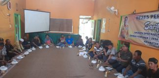 Tangkap aspirasi masyarakat, Sarifudin reses di Kecamatan Tamban