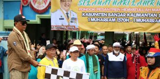 Gubernur H.Sahbirin Noor lepas peserta lomba Islami di PP Hidayatullah