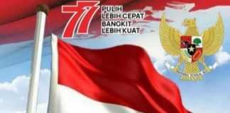 Semarakan HUT RI ke 77, Wakil Bupati Said Idrus serah bendera jutaan merah putih