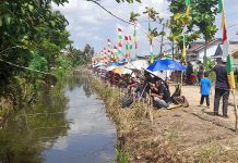 Lomba memancing di Desa Tatah Mesjid, sedot 495 orang pancing mania