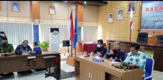 Rakor pengendalian Karhutla, Bupati Saidi Mansyur tegaskan untuk fokus dalam pencegahan dan antisipasi
