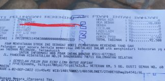 Kenaikan tarif penyesuaian air bersih PT. AM Intan Banjar “dikeluhkan” pelanggan