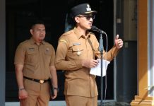 Bupati Banjar Saidi Mansyur pimpin apel gabungan dilingkup Pemkab Banjar