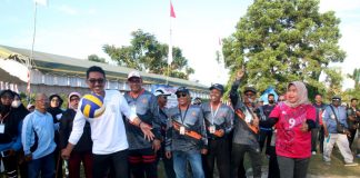 Jalin silaturahmi antar guru, PGRI gelar Kejuaraan Bola Voli Cabang PGRI Kabupaten Banjar