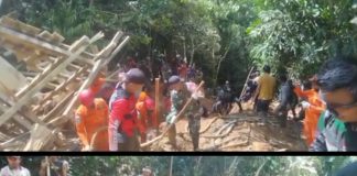 Hari ke 3 musibah longsor Buluh Kuning Sungai Durian, tim SAR gabungan masih melakukan pencarian korban