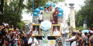 Meriah, pawai ta’aruf mobil hias jelang pembukaan MTQ Nasional XXIX disaksikan ribuan masyarakat Kalsel