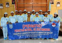 12 atlet dan official PERGATSI Kabupaten Banjar ambil bagian di ajang Porprov HSS