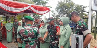 Awal menjabat, Dandim 1005 Barito Kuala kunjungi Koramil Anjir Muara dan tokoh masyarakat