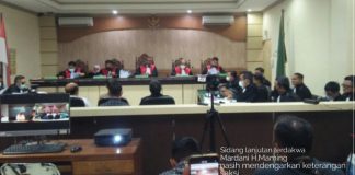 Sidang lanjutan terdakwa Mardani H.Maming, saksi sebut bila ijin IUP belum dicabut, ijin tersebut masih sah