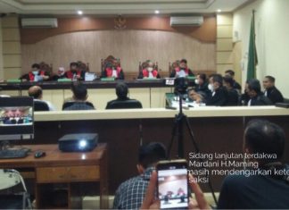 Sidang lanjutan terdakwa Mardani H.Maming, saksi sebut bila ijin IUP belum dicabut, ijin tersebut masih sah