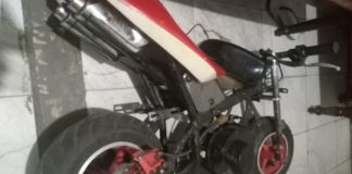 Setelah beberapa menit melakukan aksi ranmor, MA berhasil diringkus polisi