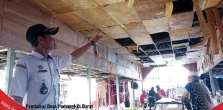 Andai pasar Arba Pamangkih sedikit representatif, lapak pedangang tak kebanjiran