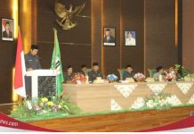 Rapat paripurna DPRD Kabupaten Barito Kuala, setujui 3 raperda menjadi Perda