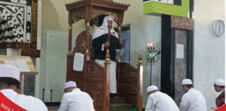 Bhabinkamtibmas Polres Banjar jadi khatib sholat Jumat di Masjid Al Inayah