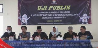 KPU Banjar uji publik soal rancangan penataan daerah pemilihan dan alokasi kursi DPRD