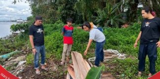 Mayat perempuan terbungkus plastik ditemukan warga dipinggir Sungai Barito