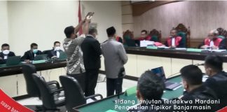 Sidang terdakwa Mardani H Maming, ahli hukum pidana : ” saksi fakta yang dihadirkan, harus melihat, mendengar dan mengalami sendiri”