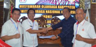 Nazhirni terpilih sebagai Ketua KONI Batola periode 2022-2026