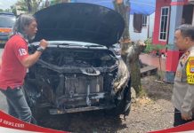 Polisi simpulkan terbakar mobil anggota KPUD Kalteng murni musibah