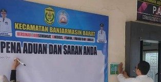 Salurkan aspirasi masyarakat, kantor kecamatan Banjarmasin Barat buat pengaduan dan saran