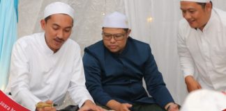 Usai direnovasi, Bupati Banjar H.Saidi Mansyur meresmikan Langgar Baiturrahman
