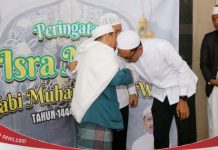 KH Abdul Hadi isi tausyiah di acara Isra Miraj Mushalla Ad-Adli perkantoran Setda Banjar